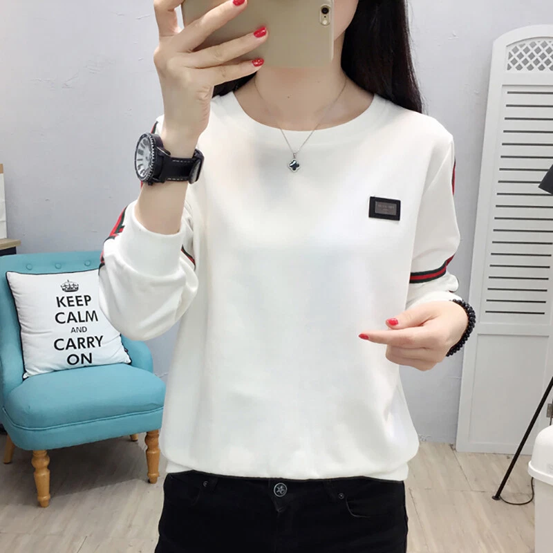 Plus Size T Shirt Striped T Shirt Women Womens Tops Long Sleeve