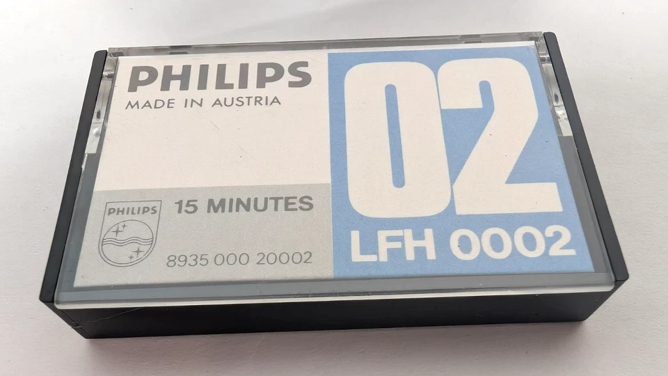 Phillips Audio Cassette 15 Min Tape Set of Six in Box Unused Austria LFH 0002 - Image 3 of 4