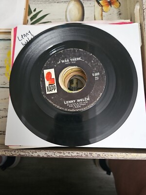 Lenny Welch - USA 45 - ''Two Different Worlds'' / ''I Was There'' - VG