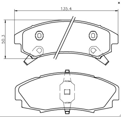 Mintex Disc Brake Pad Set - MDB1776 - Fits Buick, Cadillac, Oldsmobile & More
