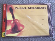 Teaching Tree Pack of 15 Perfect Attendance Certificates