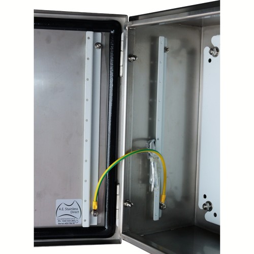 316 Stainless Steel AE Stainless Direct Electrical Enclosure 400Hx300Wx200D - Picture 7 of 11