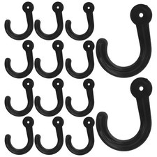 100 Pcs Hooks for Hanging Clothes Plastic Hangers Fabric Samples