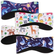 4 Pcs Swim Headbands with Ear Elastic Adjustable Bands for Bathing