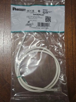 Panduit Patch Cord Cat 5e  3 Ft  NK5EPC3Y (lot of 10)