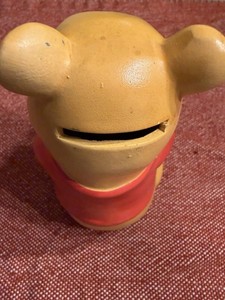 Walt Disney Winnie the Pooh piggy bank Japan 1960s