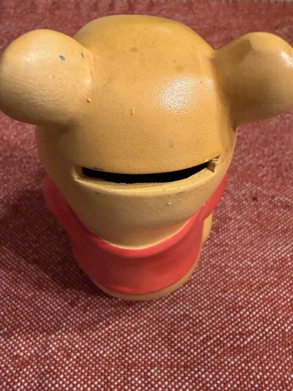 Walt Disney Winnie the Pooh piggy bank Japan 1960s
