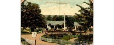 Hazleton PA Postcard-Hazle Park Pavilion-Luzerne Co PA-Early 1900s Era