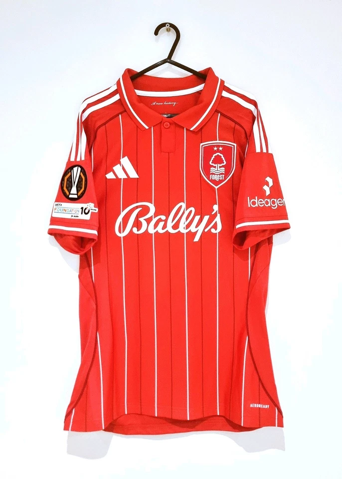 *BNWT* 25/26 Nottingham Forest Home Shirt #10 Gibbs-White Size M England Wolves - Image 2 of 4