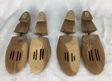 Vintage Florsheim Shoe Keepers 2 Pair Large Rochester Shoe Tree Co 251025JLG/SA