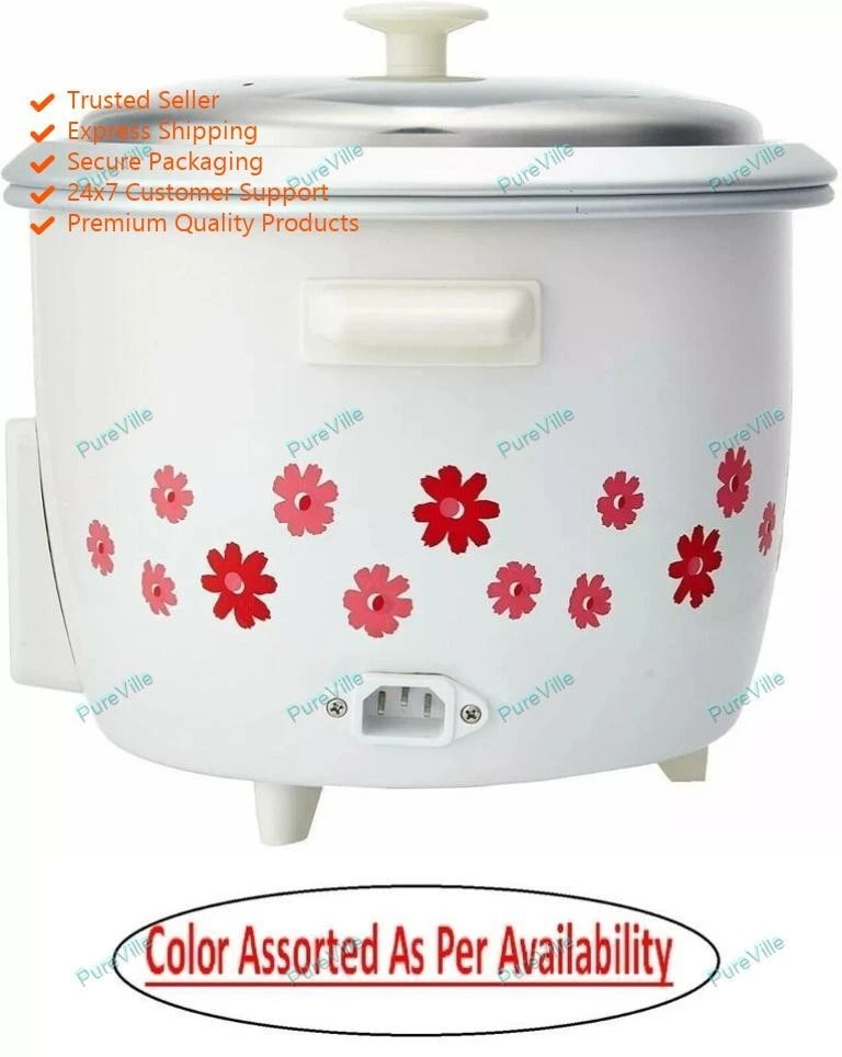 Prestige PRWO 1.8-2 700-Watts Delight Electric Rice Cooker with 2 Aluminium Cook