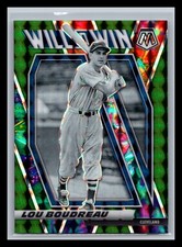 Lou Boudreau Cleveland Indians 2021 Panini Mosaic #WTW11 Will to Win Green