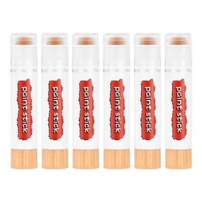 Ölpastelle 6 Pastellstifte in Stäbchen Vollfarbe beige (16x80mm)