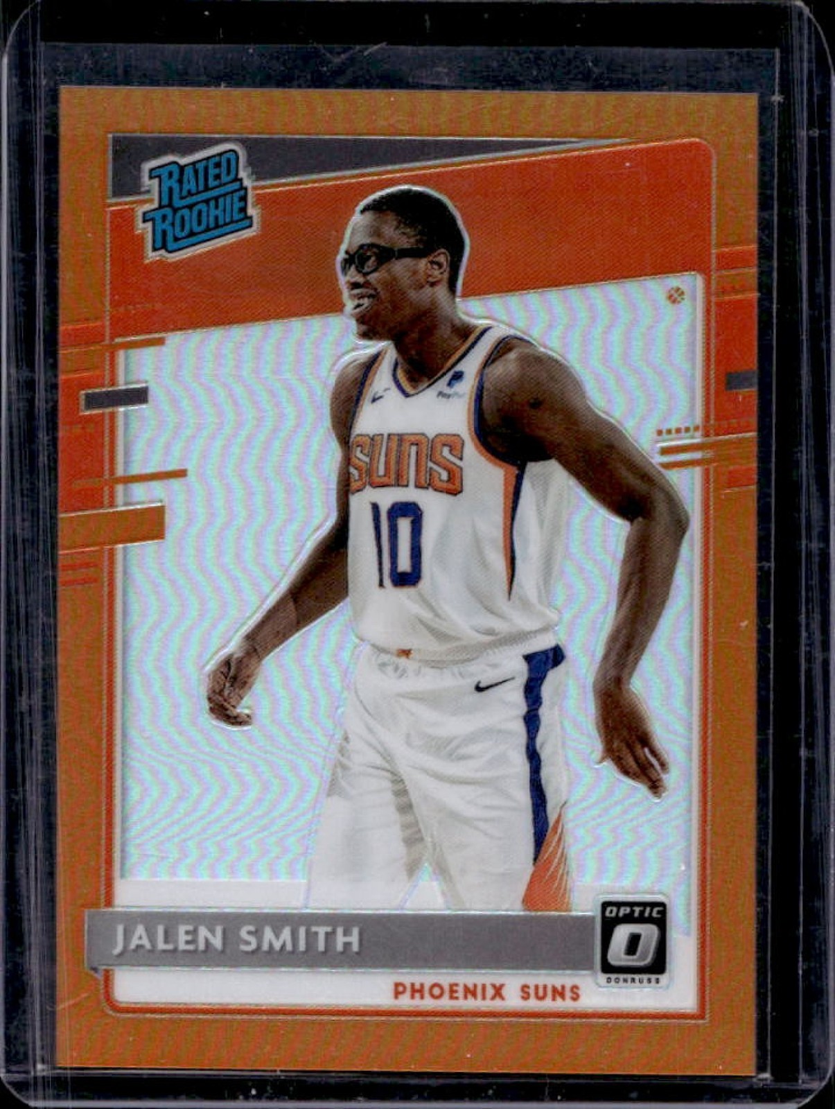 2020-21 Donruss Optic Jalen Smith Orange Rookie RC #54/199 Suns