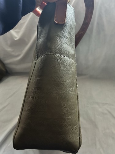 Antik Kraft Olive Hobo Bag Pockets Vegan Leather Bonus Bag Over Shoulder - Picture 11 of 19