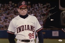Charlie Sheen Signed 12x18 Major League "Shake it Wild Thing" Inscription JSA