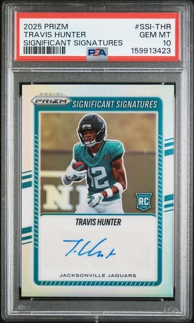 Travis Hunter Panini Prizm Significant Signatures #SSITHR Base