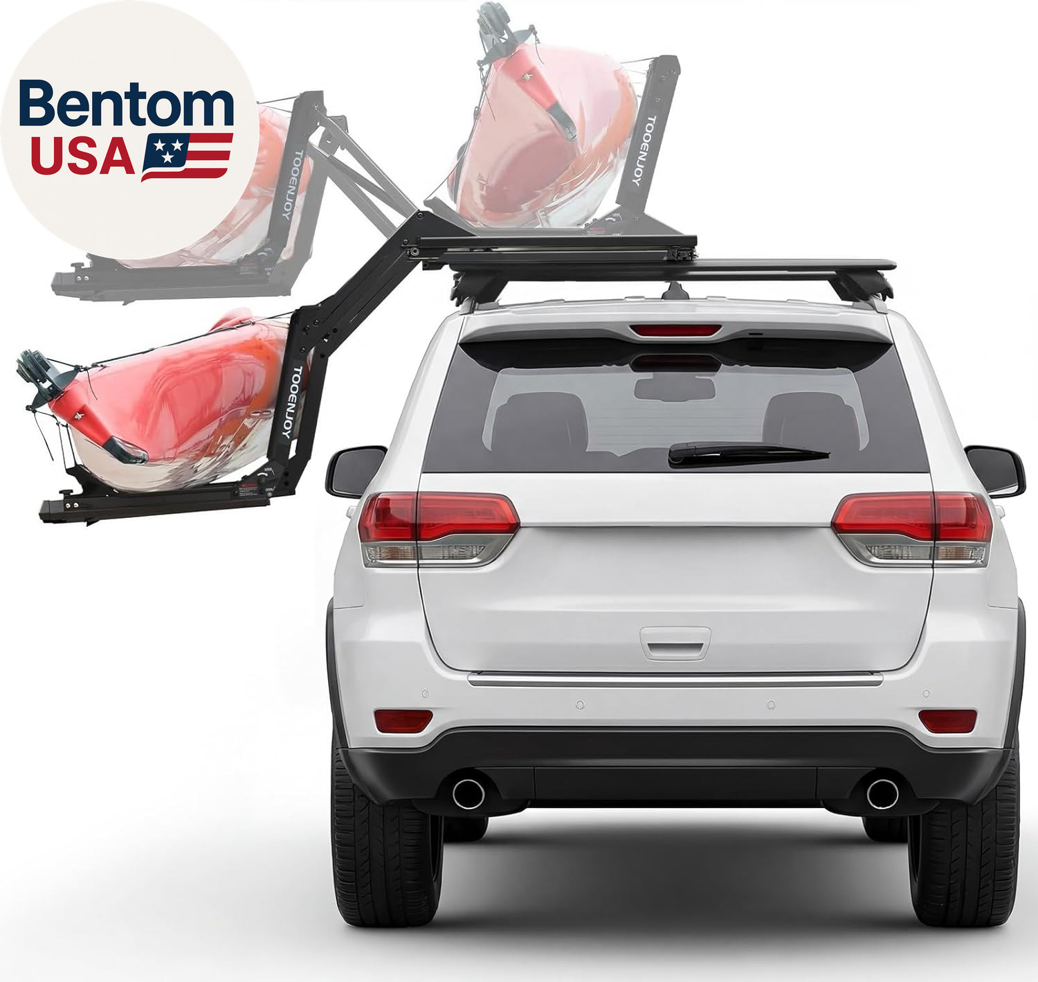 Lift Assist Roof Rack, 100 Lbs Capacity Kayak Canoe Rooftop Loa