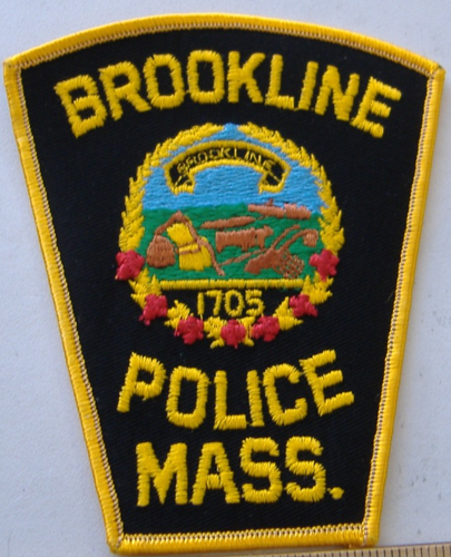TOPPA TESSUTO POLIZIA BROOKLINE MASSACHUSETTS