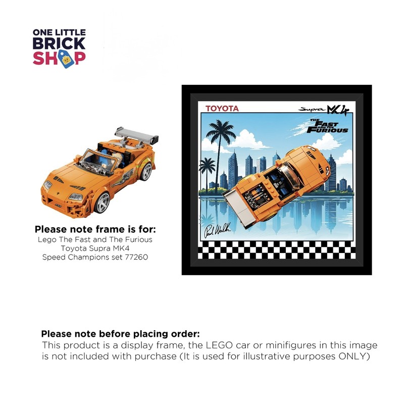 LEGO The Fast and The Furious Toyota Supra MK4 Speed Champion set 77260