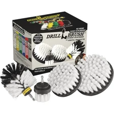 Drillbrush Automotive Soft White Drill Brush (4 Piece) W-S-542O-QC-DB Drillbrush