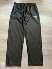 Helly Hansen Voss Rain Pants Womens Small Black Waterproof Helox+ - Size 16