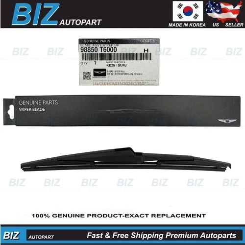 Genuine Rear Wiper Blade for 2021-2026 Genesis GV80 98850-T6000