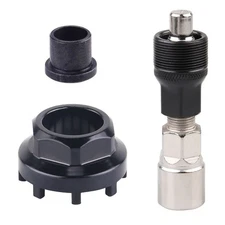Bicycle Bottom Bracket Tool with Eightjaw Socket for Drivetrain Repair