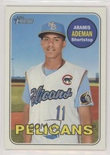 2018 Topps Heritage Minor League Edition Magenta Back Aramis Ademan #15 n1u