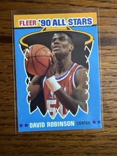 1990 Fleer All-Stars #10 David Robinson San Antonio Spurs Basketball Card