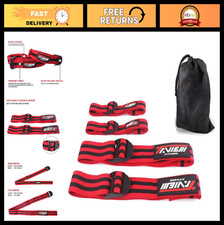 4 Pack Occlusion Bands - 2 Bicep  2 Leg Bands for Blood Flow Restriction Traini