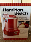 Hamilton Beach 68881Z 1.5 Qt Electric Ice Cream Maker Freezer Bowl Red