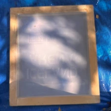 Vintage Silk Screen Printing Frame. Wood, , 22.25" X 19.5" Outside Measurement