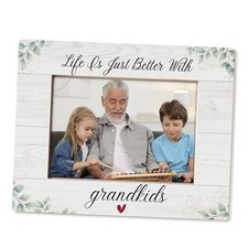 Grandkid Picture Frame 5x7, Grandparents Grandma Grandpa Gifts for Christmas
