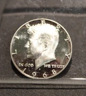 1968-S PROOF KENNEDY HALF DOLLAR. 40% SILVER. LOOK!