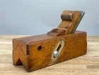 Vintage Hensman Wood & Brass Adjustable Chamfer Plane 1-1/4" Iron Tool