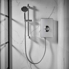 Triton Style 3 8.5kW Electric Shower - Brushed Steel (Aspirante, Collection 2)