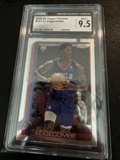 2025-26 Topps Chrome Basketball VJ Edgecombe CGC 9.5 MINT+ #253 76ers