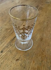Freimaurerglas, Fu&szlig;becher nach einem  Vorbild von 1800, handbemalt, limitiert