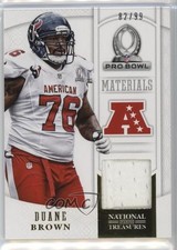 2013 Panini National Treasures Pro Bowl Materials 82/99 Duane Brown #3 t8i