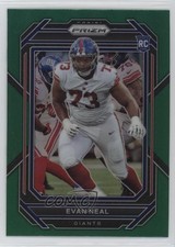 2022 Panini Prizm Rookies Green Prizm Evan Neal #367 1lj7