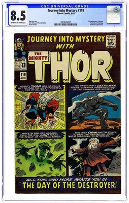 Thor Journey Into Mystery #119 CGC 8.5 1965 3929576005 1st app. Hogun