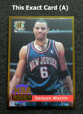 Kenyon Martin 2001 LEGENDS NBA ROOKIE Gold Card _ Exact Card (A)