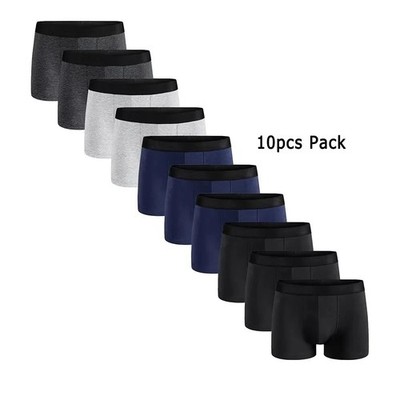 10er Pack Herren Slips Einfarbig Unterwäsche Männermarke Boxer und Unterhosen