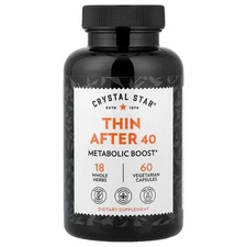 Crystal Star Thin After 40 60 Veggie Caps Gluten-Free, GMP Quality Assured, NSF