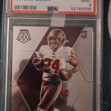 Panini 2020 Mosaic Rookie Antonio Gibson #227 PSA 9 Washington Redskins NFL Card. rookie card picture