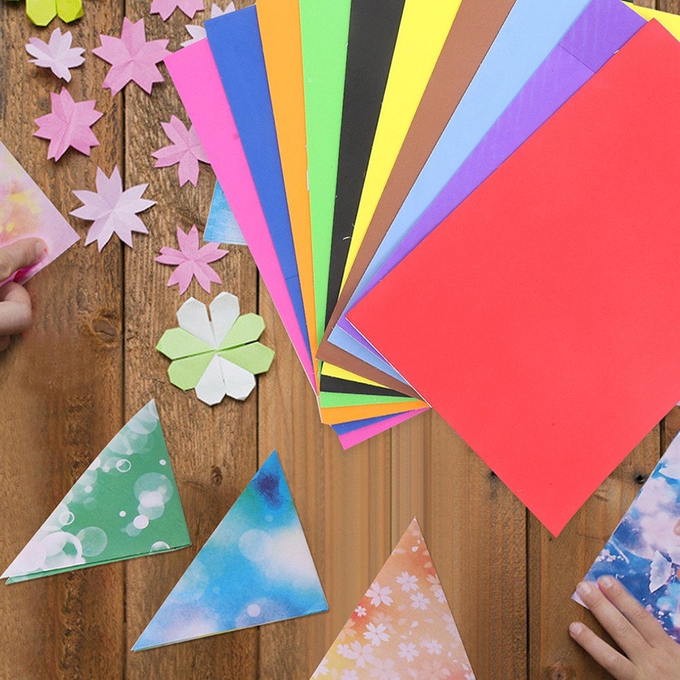 20 Sheets Color Paper for Crafts Colorful Diy Papers Construction ...