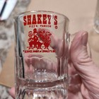 Lot Of 2 Vintage 1970 Shakey’s Pizza Parlor Restaurant Shot Glass Mugs 3.125" — photo 2