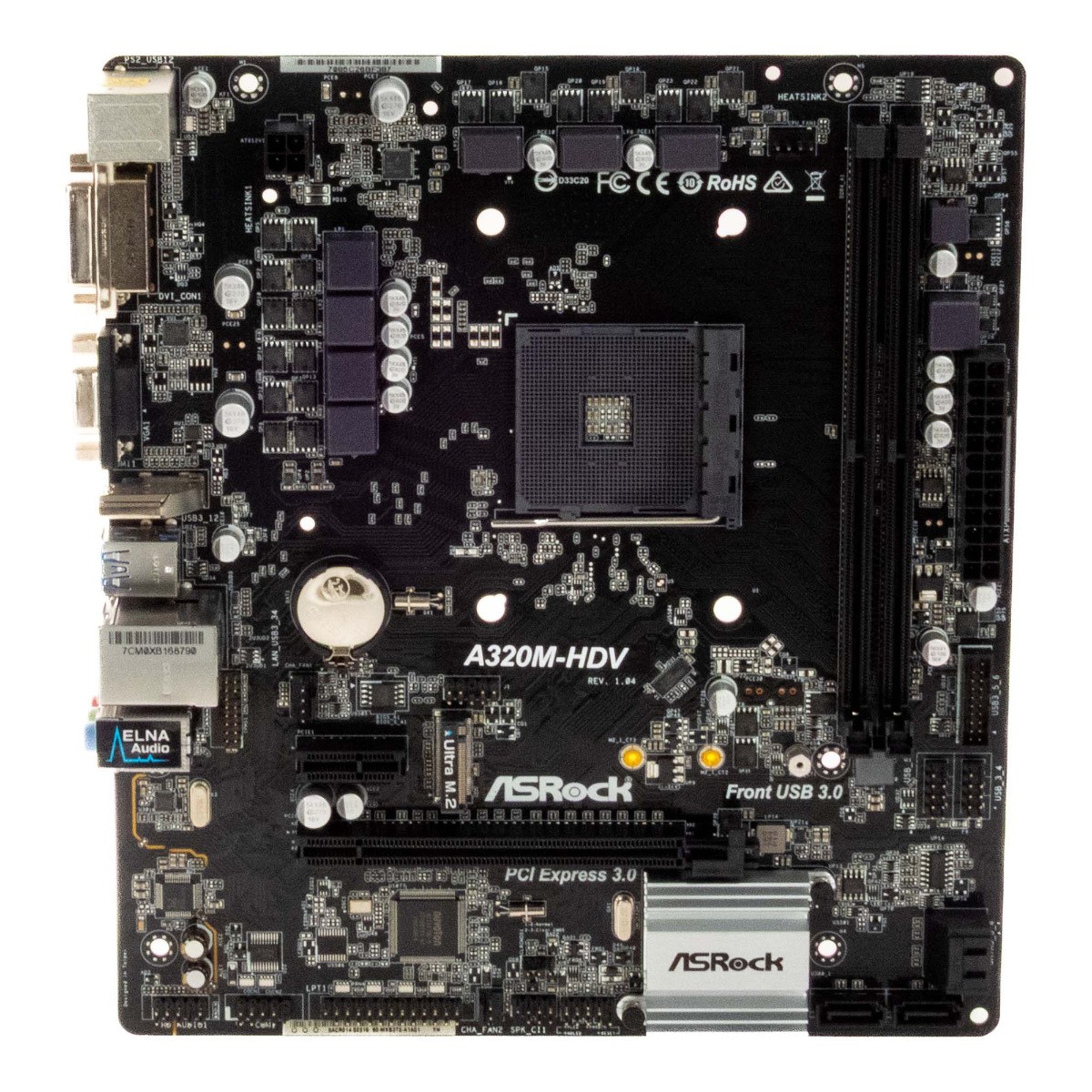 Mainboard ASROCK A320M-HDV Socket AM4 DDR4 PCIe MATX | eBay