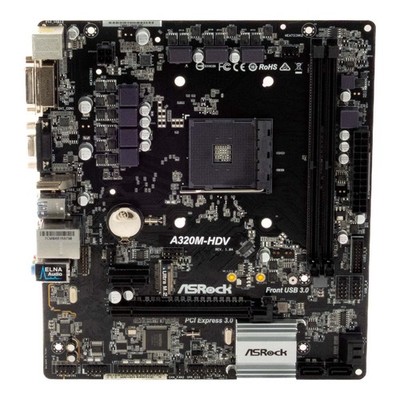 Mainboard ASROCK A320M-HDV Socket AM4 DDR4 PCIe MATX | eBay